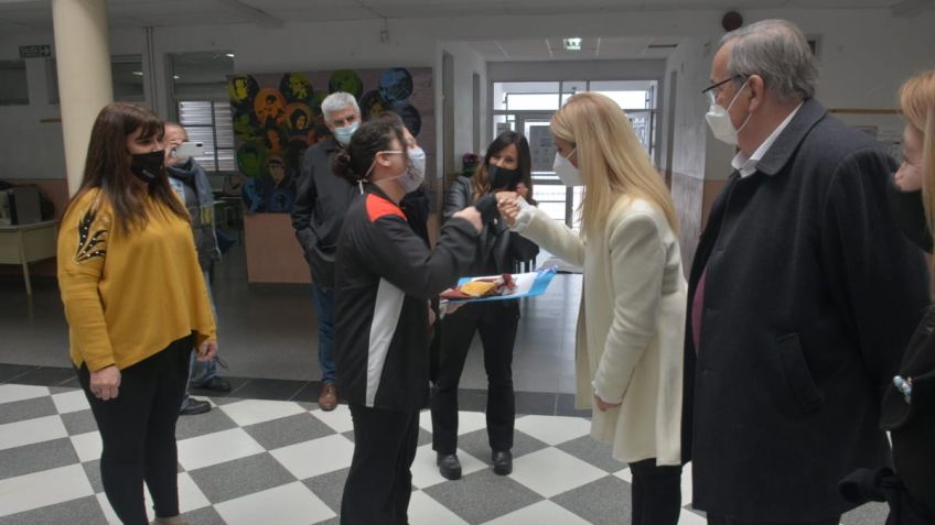 En la Escuela Secundaria 2 de Villa Italia