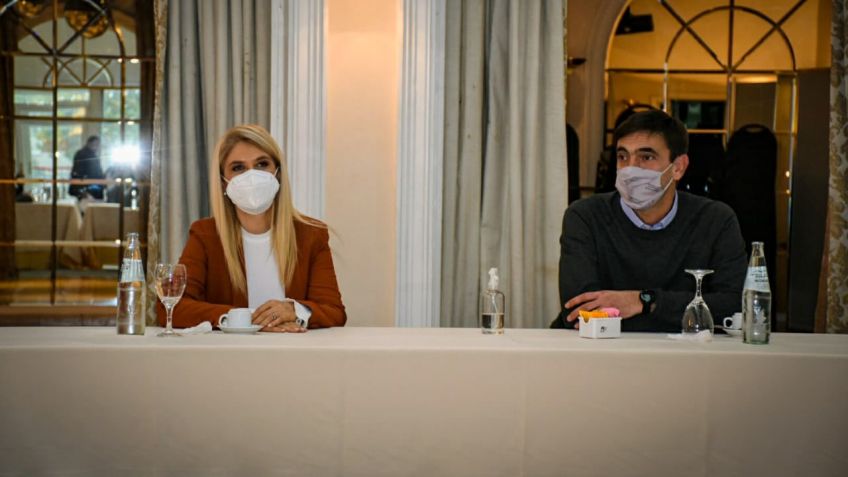 Verónica Magario y Rogelio Iparraguirre