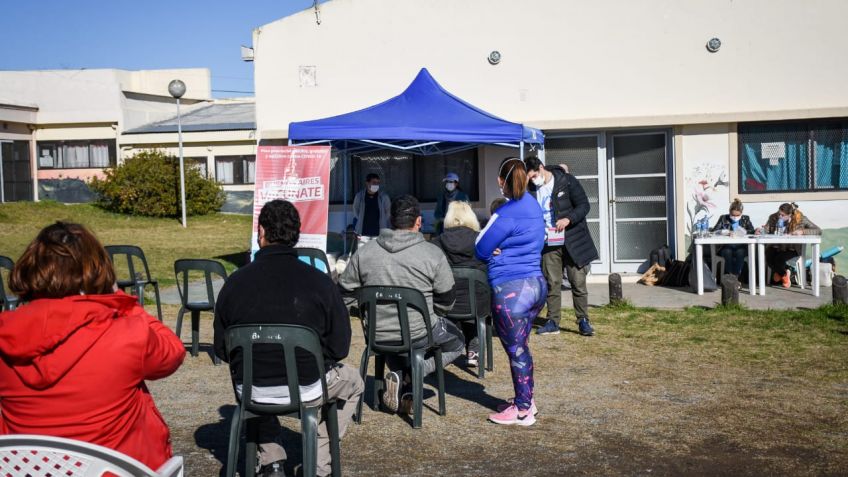 Tandil tuvo su primera vacunación itinerante contra el Covid-19
