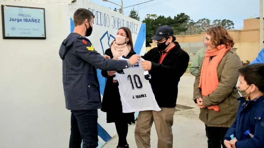 El club Gimnasia le puso el nombre de Jorge Ibáñez a su predio deportivo