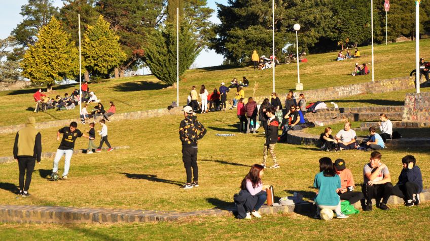 Mucha gente disfrutó de los paseos tandilenses