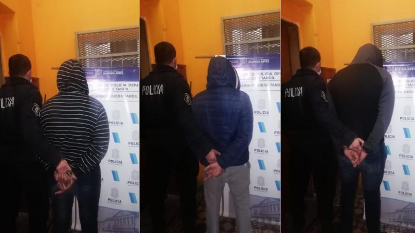 Tres aprehendidos por "resistencia a la autoridad, desobediencia y daño calificado"