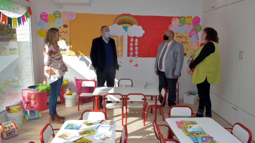 El Municipio inauguró el nuevo jardín maternal en el Club Jorge Newbery