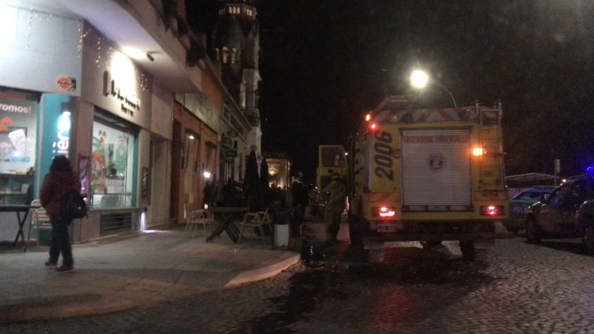Principio de incendio en un restaurante céntrico