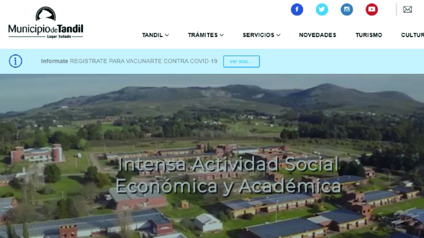 El Municipio renovó su web con más servicios y accesibilidad 
