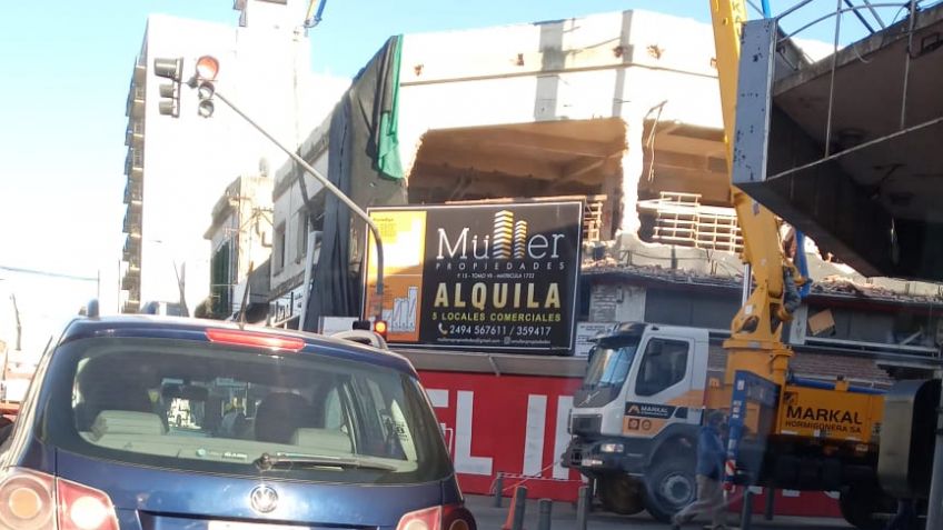 Cortan el tránsito por trabajos en 9 de julio y San Martín