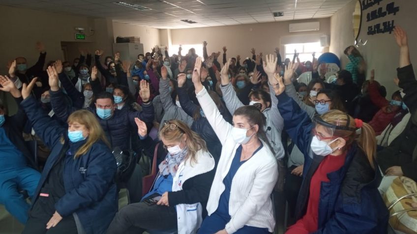 Los trabajadores del Sistema de Salud van al paro desde el lunes