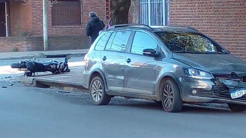 Fue dado de alta el motociclista accidentado en Maipú y Roca