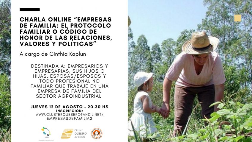 Se concretará mañana jueves una nueva charla sobre "Empresas de Familia"