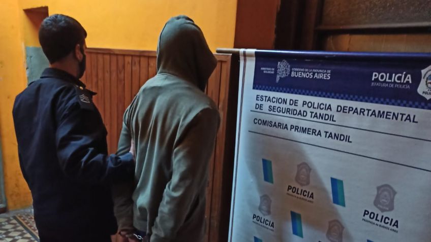 Diego Rubén Tolosa López quedó detenido en la Comisaría Primera.