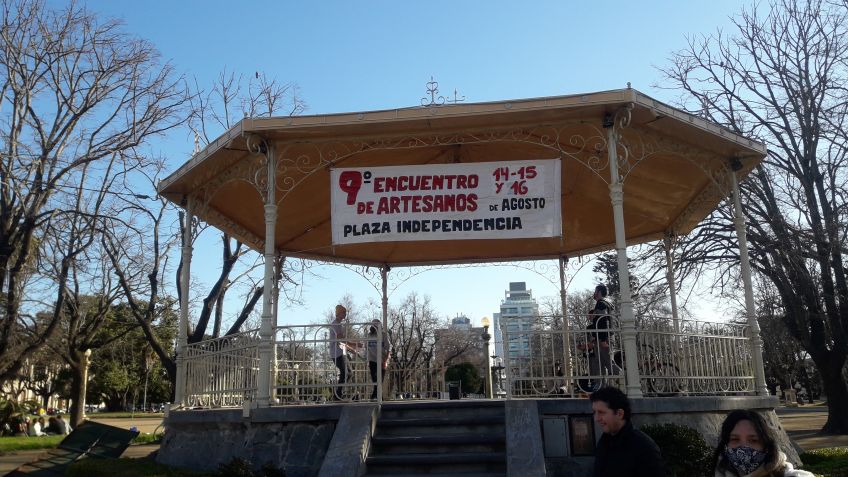 Se realiza el Encuentro de Artesanos en la Plaza Independencia