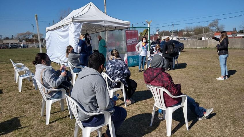 El domingo en Excursionistas (Foto: Liga Tandilense de Futbol)