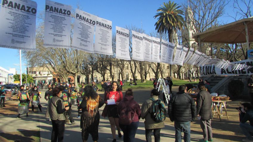 Se realizó el "Panazo" contra la instalación de la fábrica de paneles de rastrojos de trigo