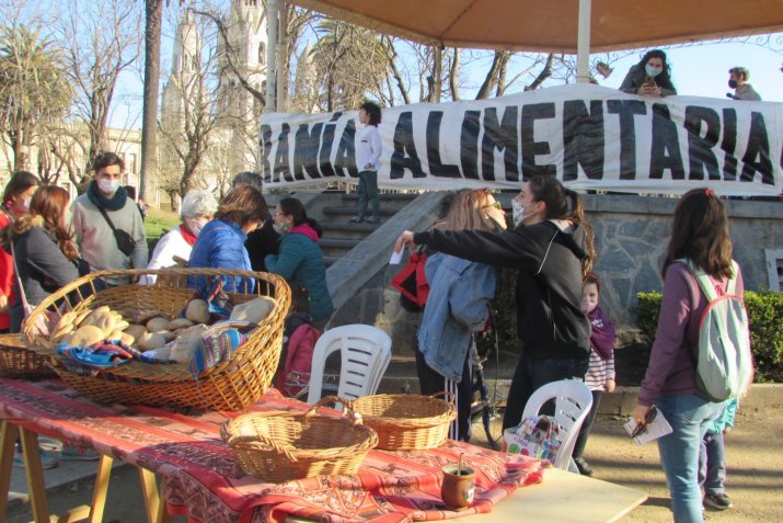 Se realizó el "Panazo" contra la instalación de la fábrica de paneles de rastrojos de trigo