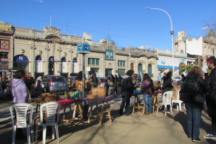 Se realizó el "Panazo" contra la instalación de la fábrica de paneles de rastrojos de trigo