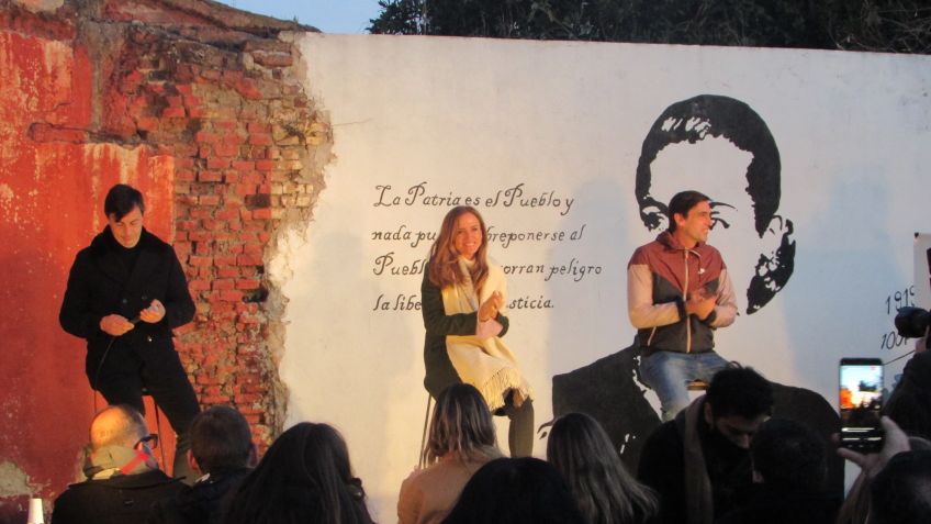 De campaña, Victoria Tolosa Paz visitó Tandil