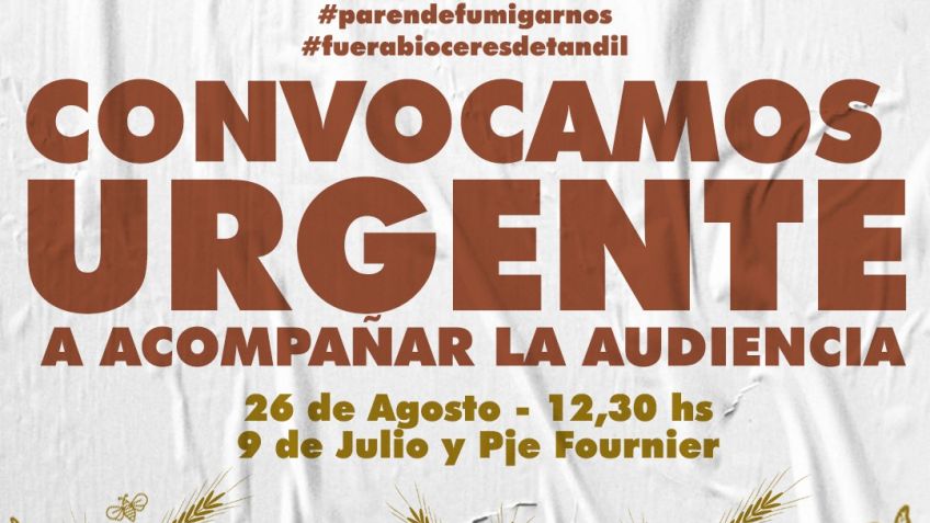 Convocatoria de la Asamblea por un Tandil sin trigo transgénico ni Agrotóxicos.