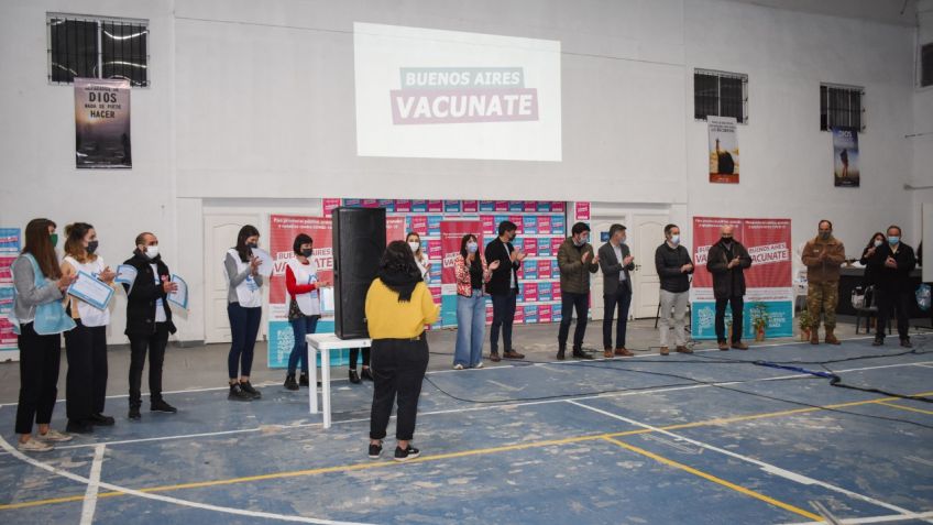 Se realizó un acto homenaje a los trabajadores de las postas vacunatorias contra el COVID-19