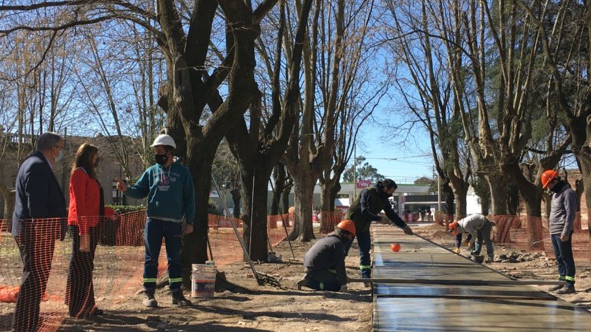 Se sigue avanzando con distintas obras en las localidades de Vela y Gardey