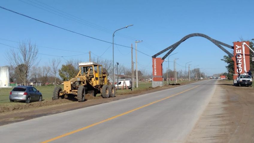 Se sigue avanzando con distintas obras en las localidades de Vela y Gardey