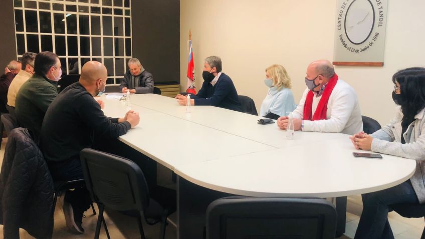 Marcos Nicolini y Rosana Florit se reunieron con referentes de distintos sectores