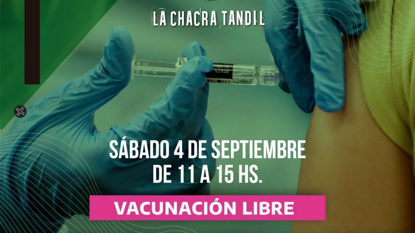 Habrá un puesto de vacunación en La Chacra