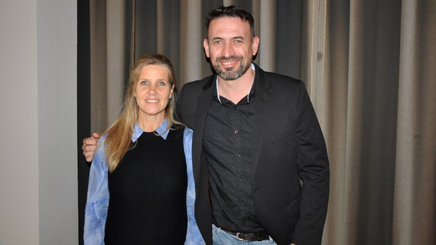 Con Cynthia Hotton, precandidata a diputada nacional por +Valores