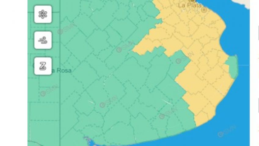 El Servicio Meteorológico cesó el alerta para Tandil