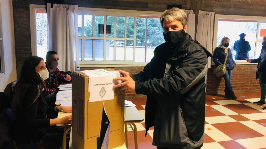 Votó Marcos Nicolini