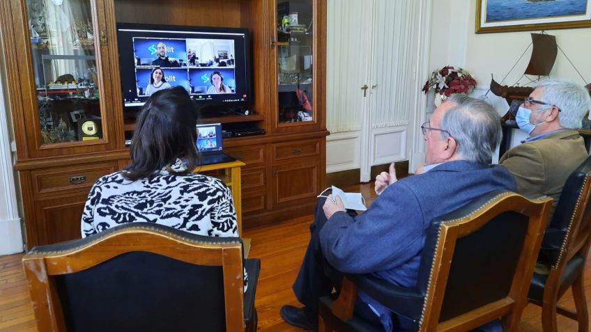 Lunghi se reunió con representantes de una empresa de software que busca expandirse 