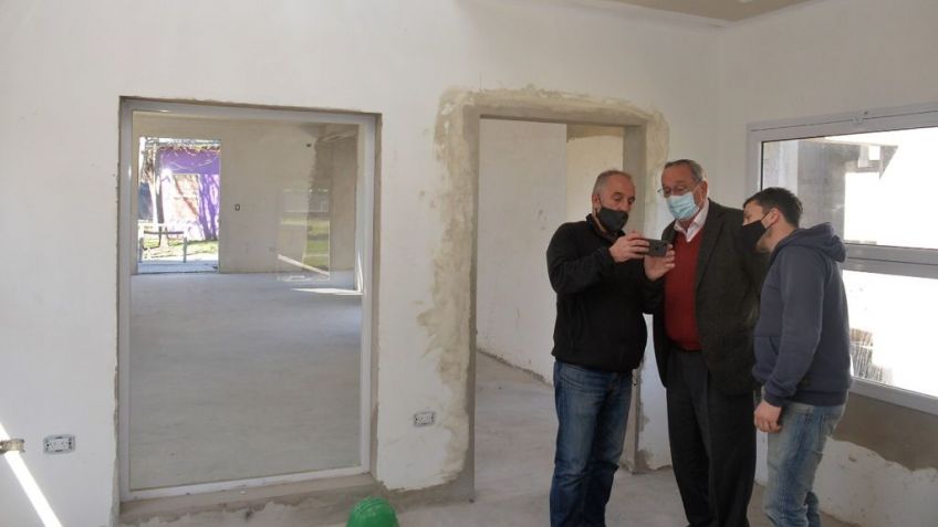 El intendente supervisó el avance de las obras en el predio de la Ludoteca