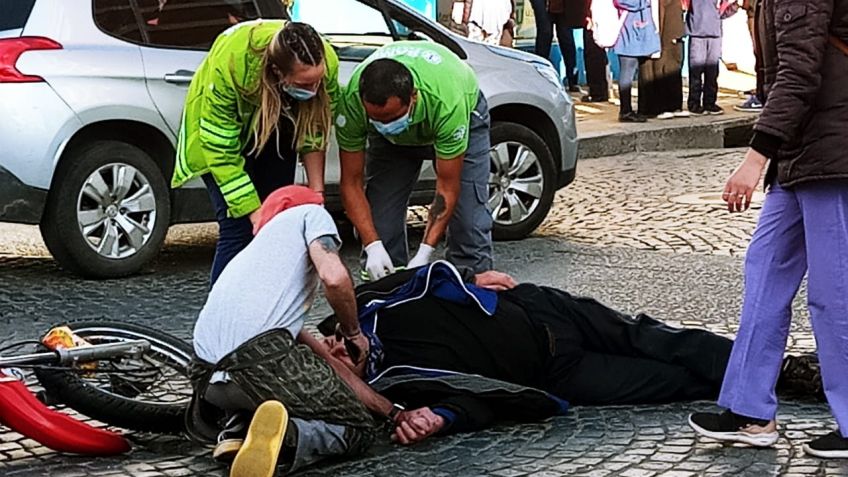 Un herido tras choque en San Martín y Alem