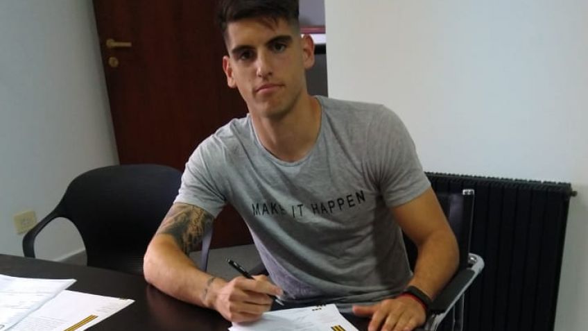 Santamarina: Mateo Palmieri y Francisco Doñate firmaron su primer contrato