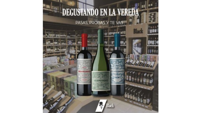 Degustando en la vereda