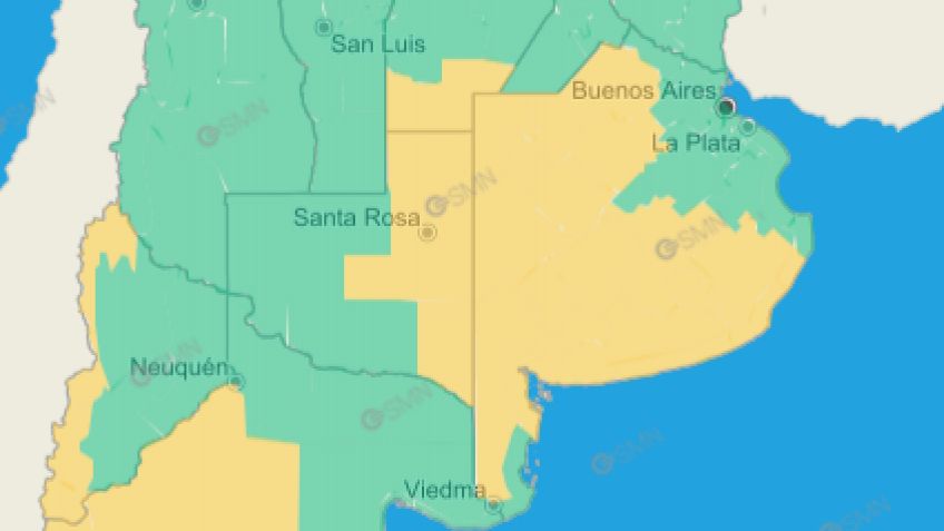 Alerta meteorológico para el jueves