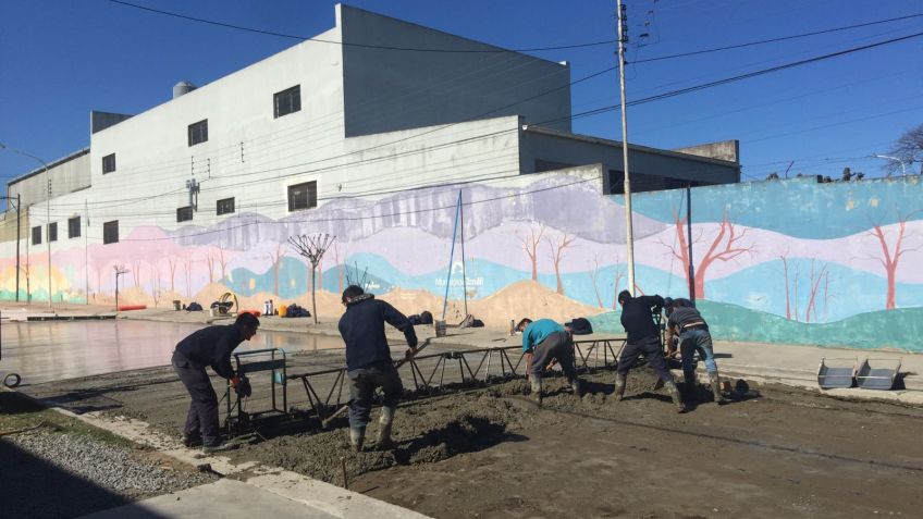 Avanzan las obras de pavimentación y repavimentación en varios sectores de la ciudad