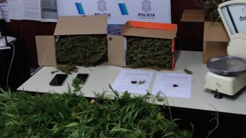 Detienen a un joven que le habían encontrado 17 kilos de marihuana 