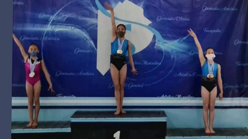 Maia Cordero obtuvo excelentes resultados en el Nacional de gimnasia artística