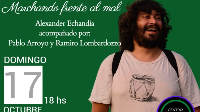 Marchando Frente al Mal: Nuevo disco del cantautor Alexander Echandia
