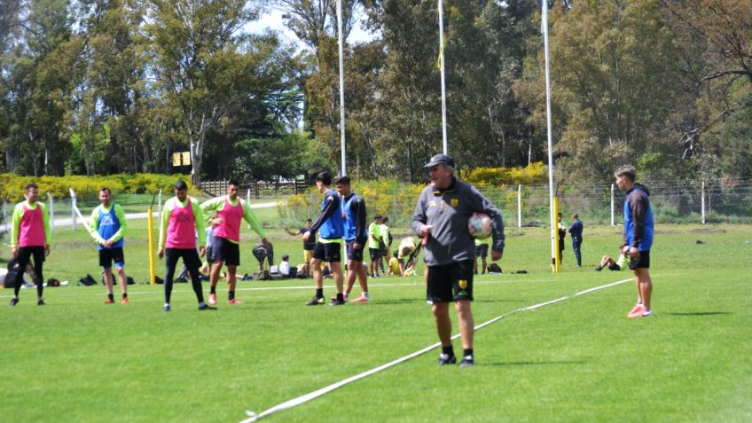 Santamarina entrenando de cara al sábado. Foto: Prensa Santamarina