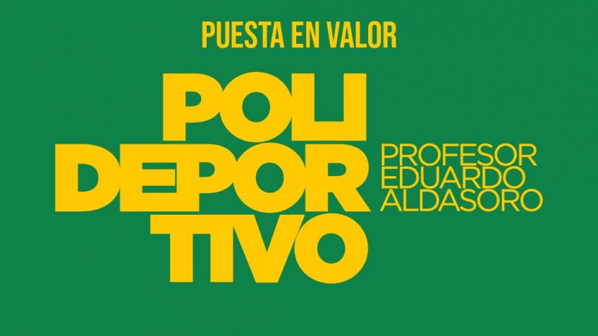 Se presentarán las obras de puesta en valor en el Polideportivo Eduardo Aldasoro