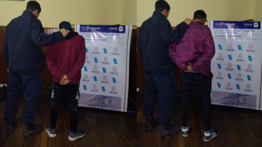 Interceptan a dos sujetos mientras intentaban robar un comercio