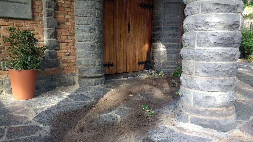 Volvieron a vandalizar las inmediaciones del Calvario