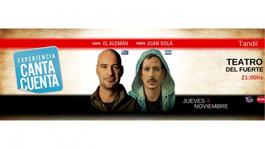 Juan Solá y El Alemán se presentan este jueves en Tandil
