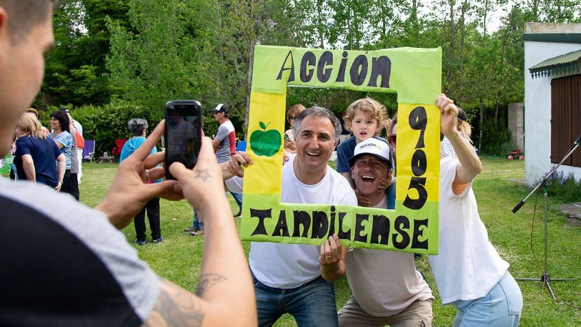 Acción Tandilense cerró su campaña almorzando con vecinos