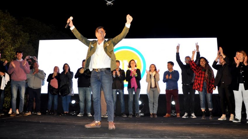 El Frente de Todos hizo un gran cierre de campaña en la Estación