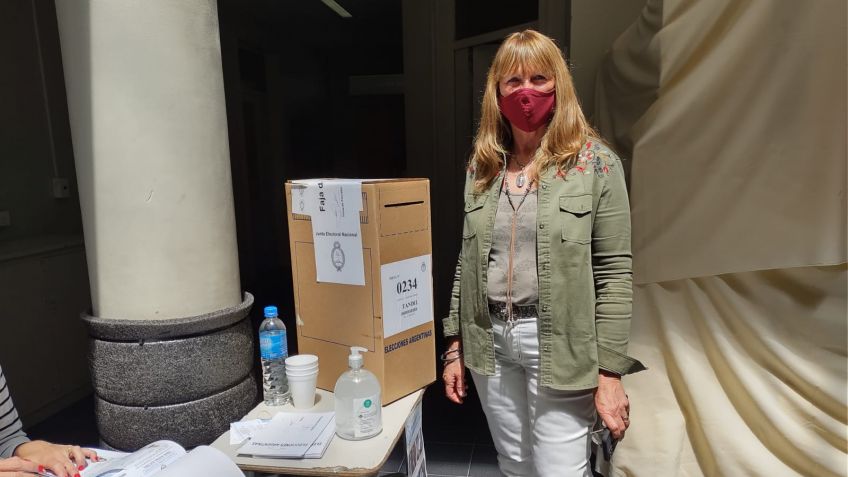 Votó Nélida Sereno