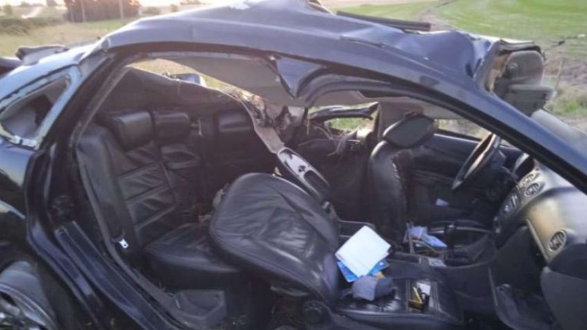 Vuelco trágico en Ruta 74: el bebé fue trasladado a Mar del Plata 