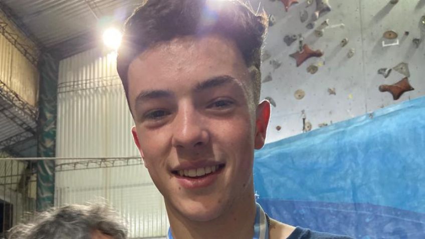Bautista Gregorini se consagró subcampeón Argentino en Escalada Deportiva