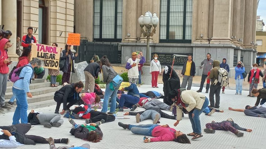 Vecinos se manifestaron contra la ordenanza que regula la aplicación de agroquímicos